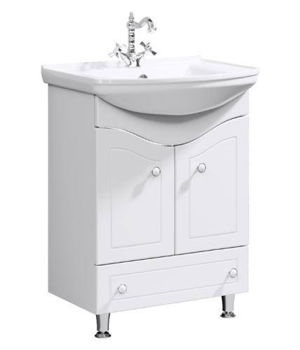 Тумба с умывальником AQWELLA Franchesca 65,5 Белый FR0106